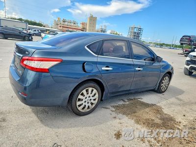 Trzecie zdjęcie samochodu z tyłu: 2014 NISSAN SENTRA S VIN:3N1AB7AP5EL654427 - miniatura