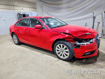 Czwarte zdjęcie samochodu z boku: 2013 AUDI A4 PREMIUM VIN:WAUBFAFL0DN011942 - miniatura