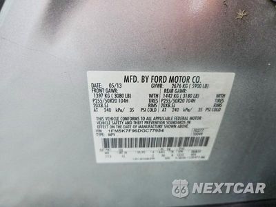 Zdjęcie 12 z 12 samochodu: 2013 FORD EXPLORER LIMITED VIN:1FM5K7F96DGC77954 - miniatura