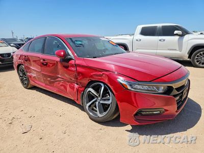 Czwarte zdjęcie samochodu z boku: 2019 HONDA ACCORD SPORT VIN:1HGCV2F30KA004933 - miniatura