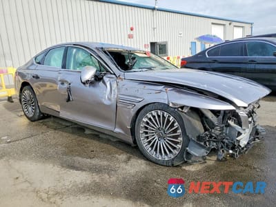 Czwarte zdjęcie samochodu z boku: 2023 GENESIS ELECTRIFIED G80 BASE VIN:KMTGE4S1XPU004719 - miniatura