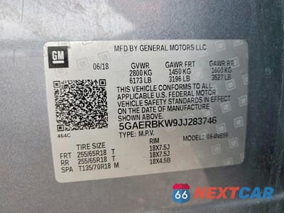 Zdjęcie 13 z 13 samochodu: 2018 BUICK ENCLAVE ESSENCE VIN:5GAERBKW9JJ283746 - miniatura