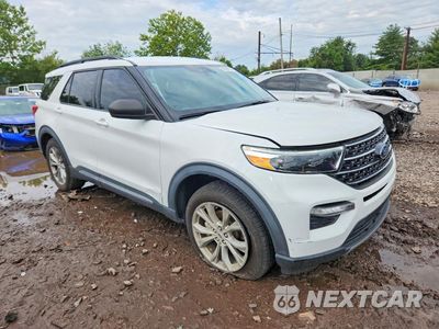 Czwarte zdjęcie samochodu z boku: 2021 FORD EXPLORER XLT VIN:1FMSK8DH8MGA67018 - miniatura