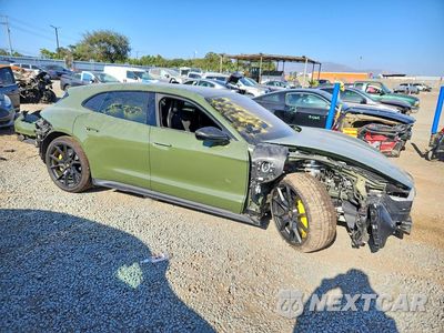 Czwarte zdjęcie samochodu z boku: 2023 PORSCHE TAYCAN GTS SPORT TURISMO VIN:WP0CD2Y14PSA90166 - miniatura