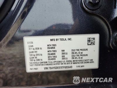 Zdjęcie 13 z 13 samochodu: 2026 TESLA MODEL Y VIN:7SAYGDEE9TF685649 - miniatura