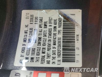 Zdjęcie 14 z 14 samochodu: 2013 HONDA ACCORD LX VIN:1HGCR2F33DA096790 - miniatura