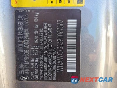 Zdjęcie 12 z 12 samochodu: 2009 BMW 335 XI VIN:WBAWC73539E067562 - miniatura