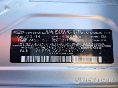 Zdjęcie 13 z 13 samochodu: 2014 HYUNDAI SONATA GLS VIN:5NPEB4AC5EH937307 - miniatura