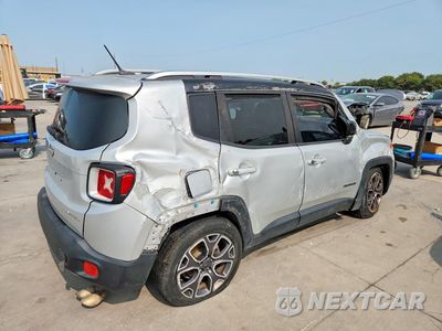 Trzecie zdjęcie samochodu z tyłu: 2017 JEEP RENEGADE LIMITED VIN:ZACCJADB7HPE40668 - miniatura