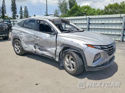 Czwarte zdjęcie samochodu z boku: 2022 HYUNDAI TUCSON SE VIN:5NMJA3AE0NH063104 - miniatura