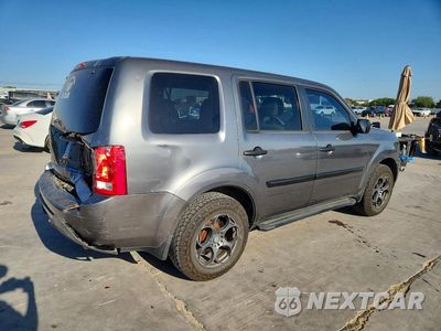 Trzecie zdjęcie samochodu z tyłu: 2013 HONDA PILOT LX VIN:5FNYF3H23DB036426 - miniatura