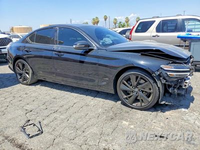 Czwarte zdjęcie samochodu z boku: 2022 GENESIS G70 3.3T STANDARD VIN:KMTG54TE5NU099933 - miniatura