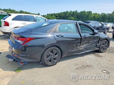 Trzecie zdjęcie samochodu z tyłu: 2021 HYUNDAI ELANTRA SEL VIN:5NPLS4AG4MH007455 - miniatura