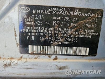 Zdjęcie 12 z 12 samochodu: 2013 HYUNDAI SONATA GLS VIN:5NPEB4AC5DH746436 - miniatura