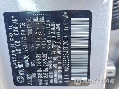 Zdjęcie 13 z 13 samochodu: 2021 HYUNDAI TUCSON VALUE VIN:KM8J33A46MU312039 - miniatura