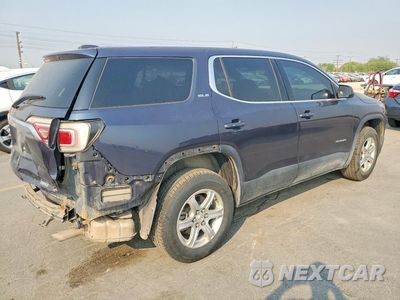 Trzecie zdjęcie samochodu z tyłu: 2018 GMC ACADIA SLE VIN:1GKKNRLA9JZ245626 - miniatura