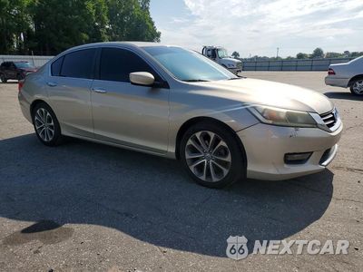 Czwarte zdjęcie samochodu z boku: 2014 HONDA ACCORD SPORT VIN:1HGCR2F53EA079359 - miniatura
