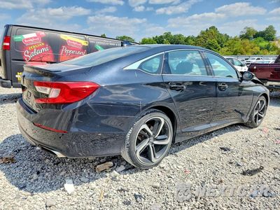 Trzecie zdjęcie samochodu z tyłu: 2019 HONDA ACCORD SPORT VIN:1HGCV1F36KA166608 - miniatura