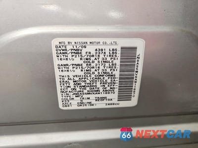 Zdjęcie 13 z 13 samochodu: 2010 NISSAN ROGUE S VIN:JN8AS5MVXAW118870 - miniatura