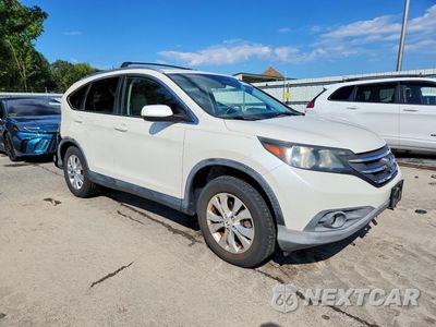 Czwarte zdjęcie samochodu z boku: 2014 HONDA CR-V EXL VIN:5J6RM4H70EL103813 - miniatura