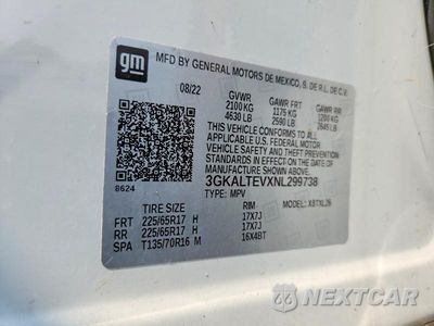 Zdjęcie 13 z 13 samochodu: 2022 GMC TERRAIN SLE VIN:3GKALTEVXNL299738 - miniatura
