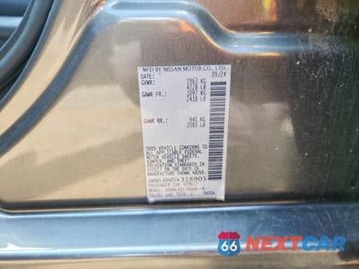 Zdjęcie 12 z 12 samochodu: 2025 NISSAN ALTIMA SV VIN:1N4BL4DV0SN318905 - miniatura