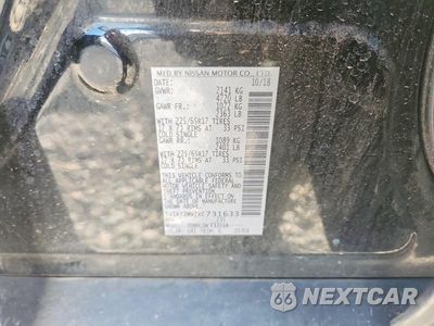 Zdjęcie 13 z 13 samochodu: 2019 NISSAN ROGUE SV VIN:5N1AT2MV7KC731633 - miniatura