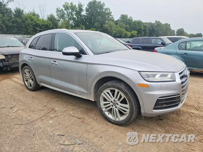 Czwarte zdjęcie samochodu z boku: 2018 AUDI Q5 PREMIUM PLUS VIN:WA1BNAFY6J2081034 - miniatura