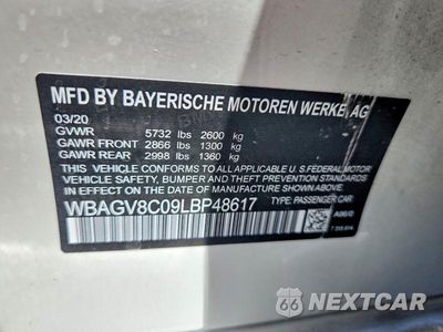 Zdjęcie 12 z 12 samochodu: 2020 BMW M850XI VIN:WBAGV8C09LBP48617 - miniatura