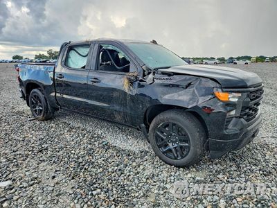 Czwarte zdjęcie samochodu z boku: 2023 CHEVROLET SILVERADO C1500 CUSTOM VIN:1GCPABEK0PZ217278 - miniatura