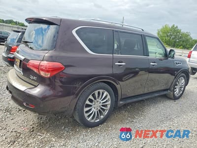 Trzecie zdjęcie samochodu z tyłu: 2015 INFINITI QX80 BASE VIN:JN8AZ2NC1F9370763 - miniatura