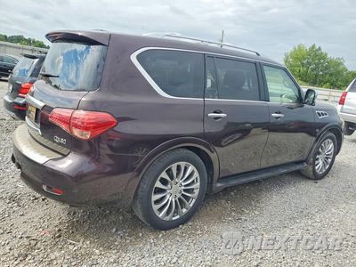Trzecie zdjęcie samochodu z tyłu: 2015 INFINITI QX80 BASE VIN:JN8AZ2NC1F9370763 - miniatura
