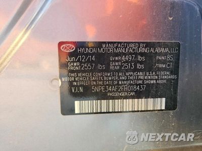 Zdjęcie 12 z 12 samochodu: 2015 HYUNDAI SONATA LIMITED VIN:5NPE34AF2FH018437 - miniatura