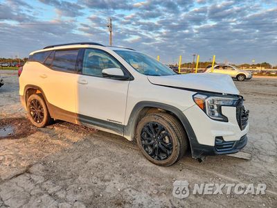 Czwarte zdjęcie samochodu z boku: 2022 GMC TERRAIN SLT VIN:3GKALVEV3NL252806 - miniatura