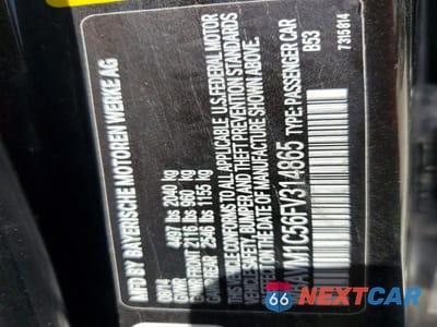 Zdjęcie 14 z 14 samochodu: 2015 BMW X1 SDRIVE28I VIN:WBAVM1C56FV314865 - miniatura