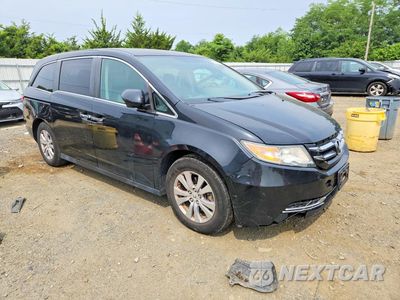 Czwarte zdjęcie samochodu z boku: 2016 HONDA ODYSSEY SE VIN:5FNRL5H31GB159244 - miniatura