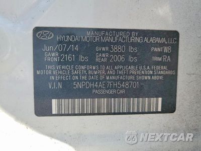 Zdjęcie 13 z 13 samochodu: 2015 HYUNDAI ELANTRA SE VIN:5NPDH4AE7FH548701 - miniatura
