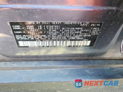 Zdjęcie 13 z 13 samochodu: 2015 SUBARU OUTBACK 2.5I LIMITED VIN:4S4BSBLC3F3347880 - miniatura
