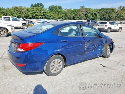 Trzecie zdjęcie samochodu z tyłu: 2017 HYUNDAI ACCENT SE VIN:KMHCT4AE0HU286034 - miniatura