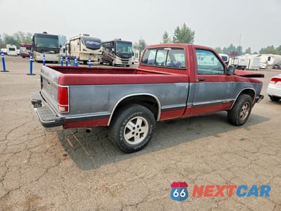Trzecie zdjęcie samochodu z tyłu: 1992 CHEVROLET S TRUCK S10 VIN:1GCCT14Z9N8210270 - miniatura
