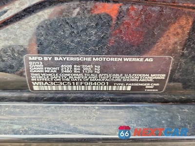 Zdjęcie 12 z 12 samochodu: 2014 BMW 320 I XDRIVE VIN:WBA3C3C51EF984001 - miniatura