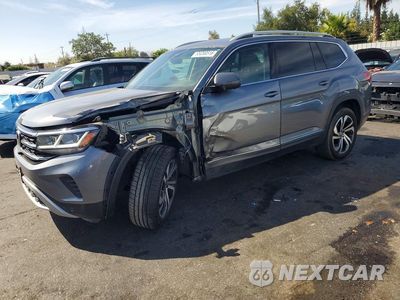2021 VOLKSWAGEN ATLAS SEL PREMIUM 1V2TR2CA8MC571421 - główne zdjęcie licytacji z USA - miniatura