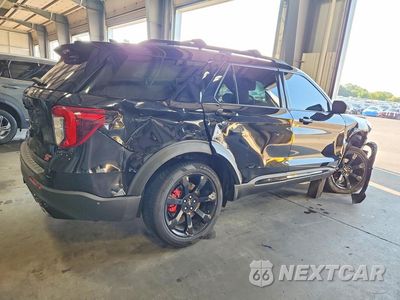 Trzecie zdjęcie samochodu z tyłu: 2020 FORD EXPLORER ST VIN:1FM5K8GC5LGC81198 - miniatura