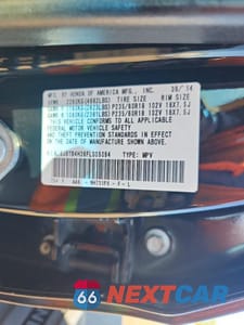 Zdjęcie 12 z 12 samochodu: 2015 ACURA RDX VIN:5J8TB4H36FL005094 - miniatura