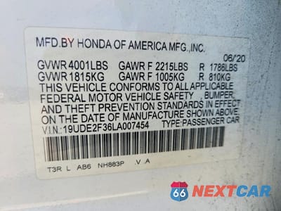 Zdjęcie 13 z 13 samochodu: 2020 ACURA ILX VIN:19UDE2F36LA007454 - miniatura