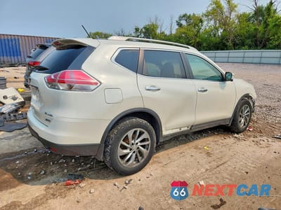 Trzecie zdjęcie samochodu z tyłu: 2015 NISSAN ROGUE S VIN:5N1AT2MV7FC848117 - miniatura