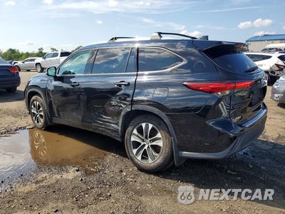 Drugie zdjęcie samochodu z przodu: 2020 TOYOTA HIGHLANDER XLE VIN:5TDGZRBH3LS000524 - miniatura