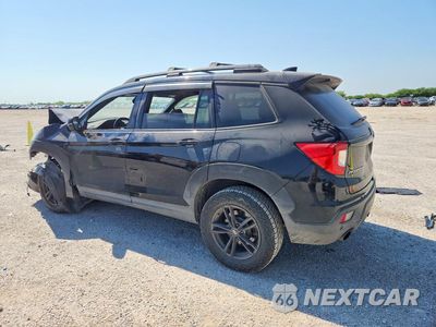 Drugie zdjęcie samochodu z przodu: 2019 HONDA PASSPORT ELITE VIN:5FNYF8H03KB021840 - miniatura