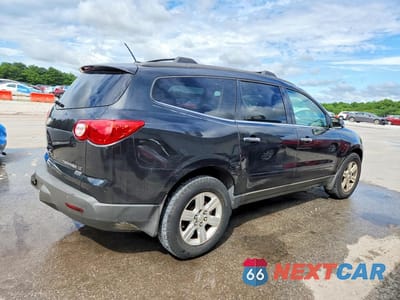Trzecie zdjęcie samochodu z tyłu: 2010 CHEVROLET TRAVERSE LT VIN:1GNLVFED4AJ218913 - miniatura