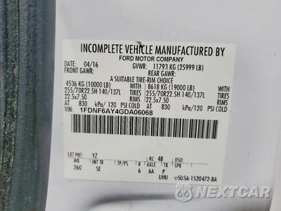 Zdjęcie 10 z 10 samochodu: 2016 FORD F650 SUPER DUTY SHUTTLE BUS VIN:1FDNF6AY4GDA06068 - miniatura